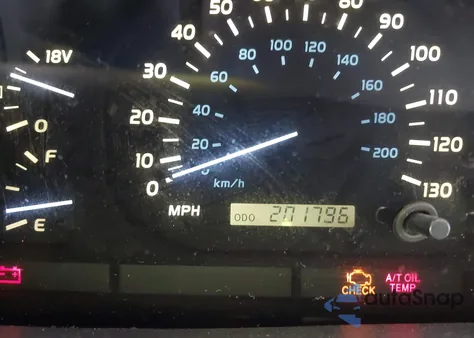 2000 Lexus Lx 470 z USA, uszkodzony, nr VIN JT6HT00W8Y0091648